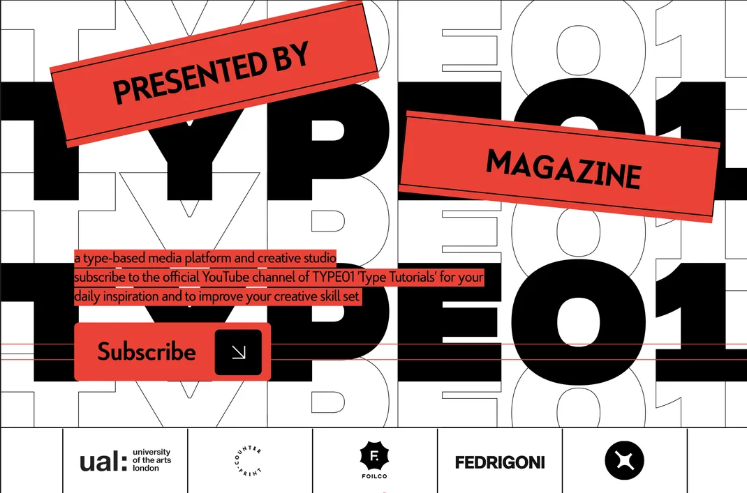 TYPE01 magazine cover