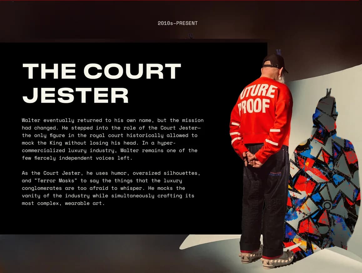 Walter Van Beirendonck: the court jester