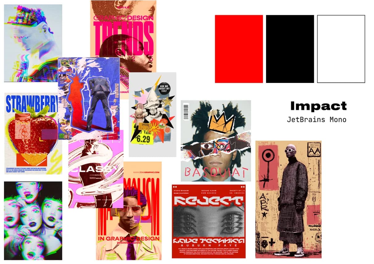 Walter Van Beirendonck styleboard